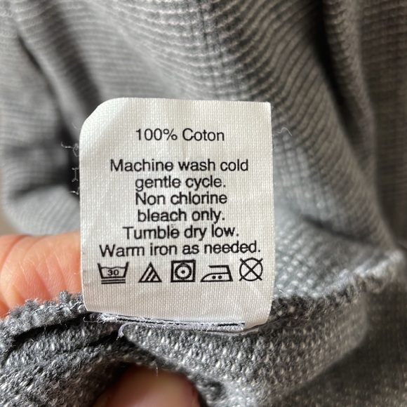 Madewell Size Small Sleeveless Gray & White Dress - Picture 6 of 6